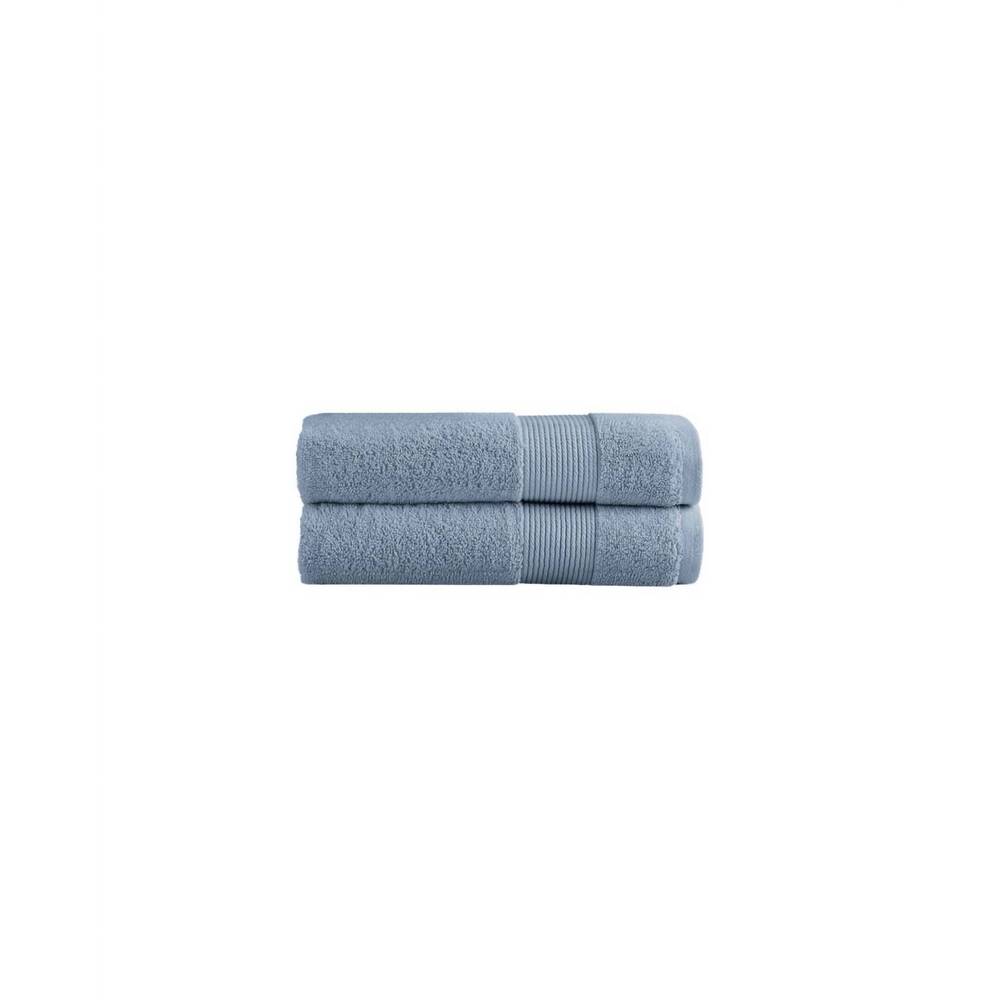 NEW UNDER THE CANOPY classic organic 2-piece hand towel set in chambray